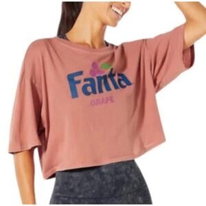 Wildfox x Coca-Cola Fanta Grape Alhambra T Shirt Pigment Ash Rose Women's M NWT